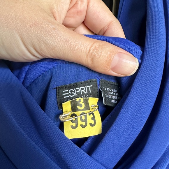 Blue Esprit dress - size US 2 - Picture 4 of 4